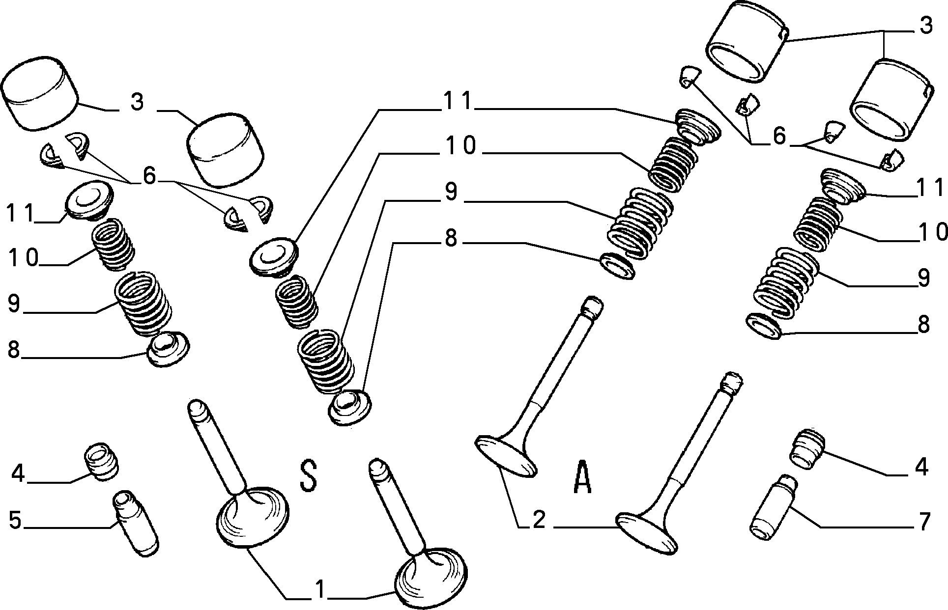 Alfa Romeo 7581344 - Seal Ring, valve stem parts5.com