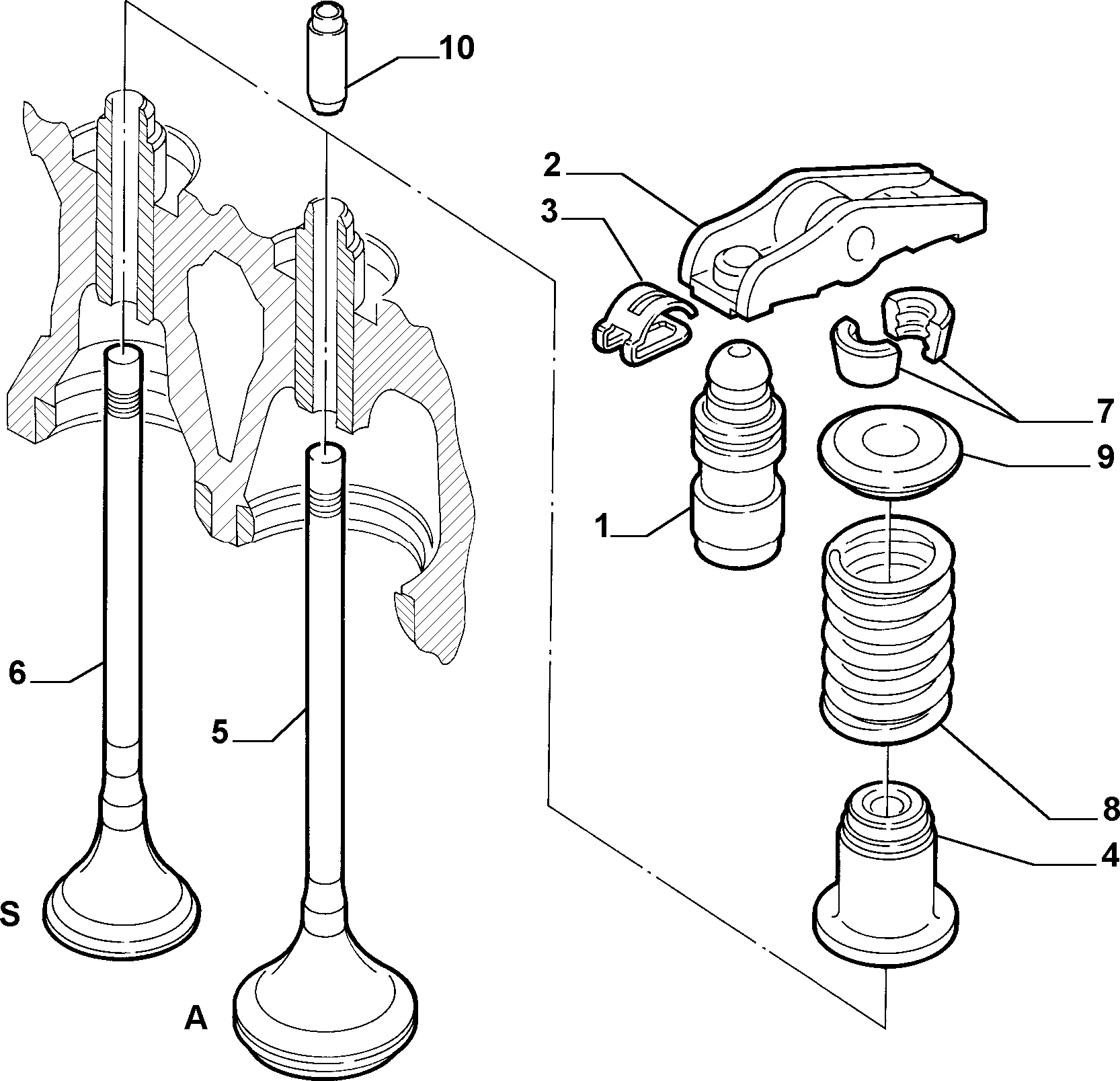 CITROËN 9638075480 - Culbutor supapa parts5.com