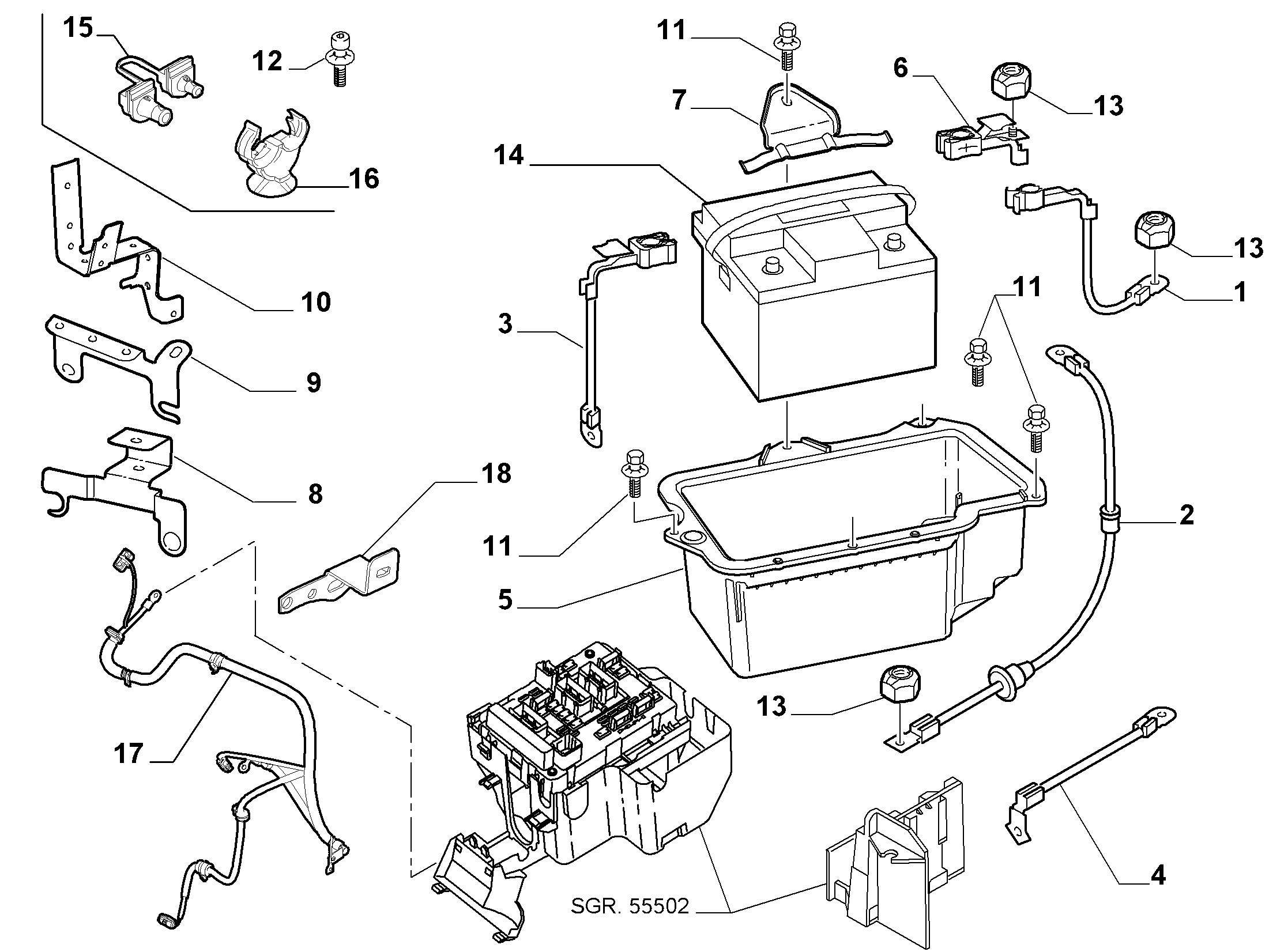 FIAT 71751139 - Baterie de pornire parts5.com