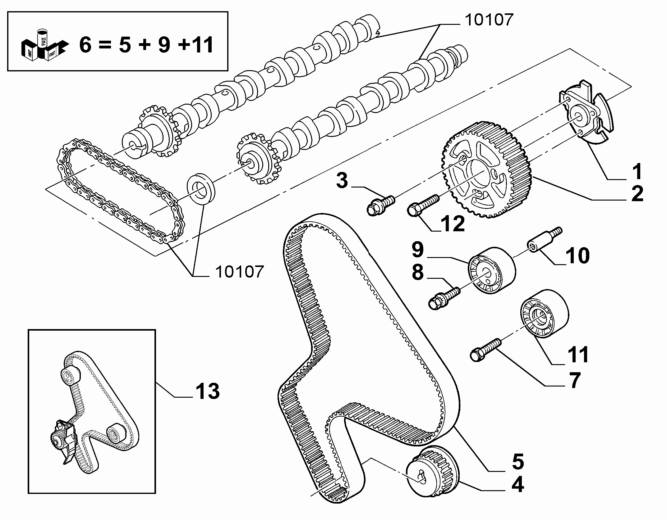 MAZDA 9464034380 - Timing Belt parts5.com