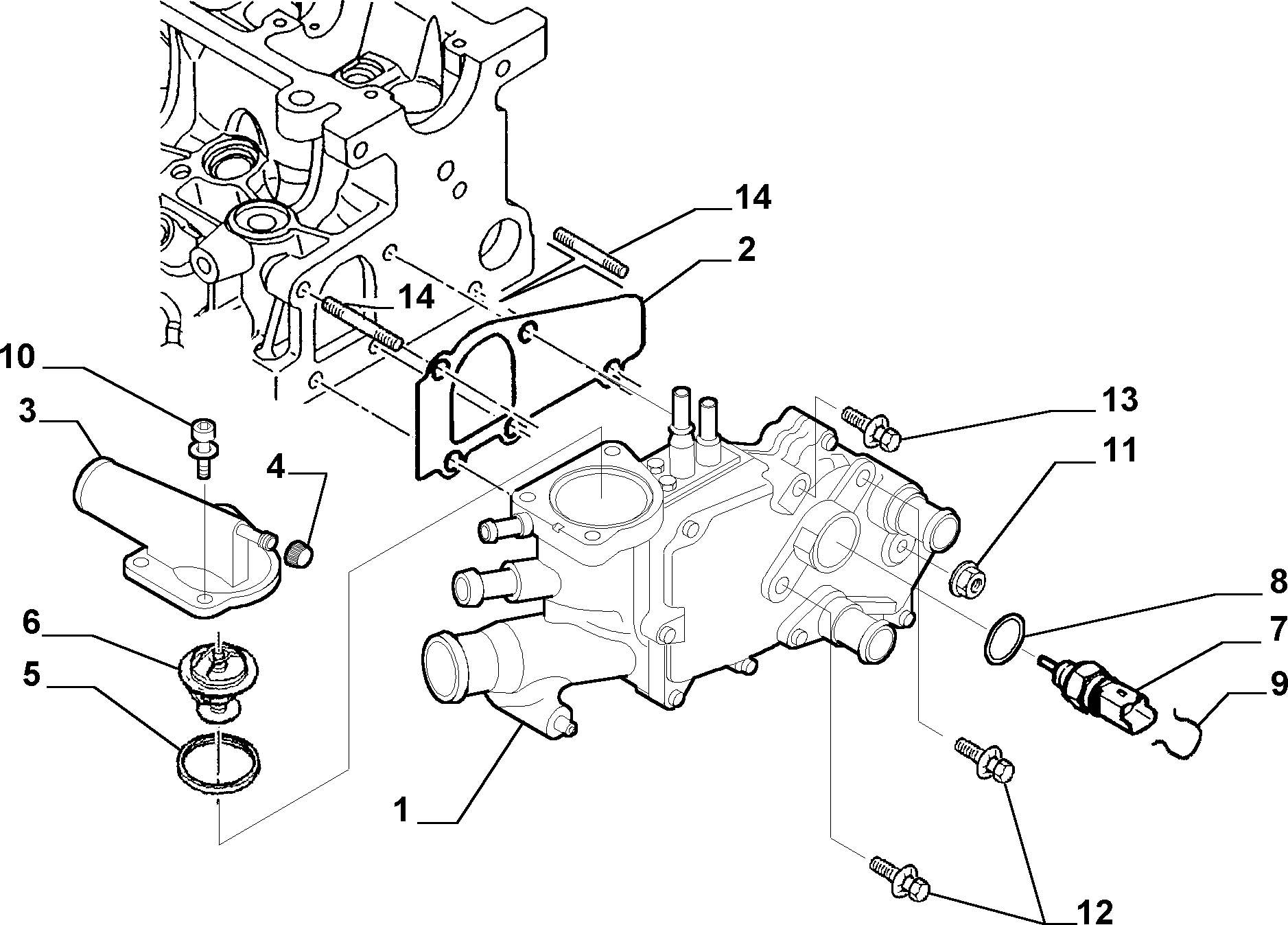 FIAT 9636111180 - SEAL GASKET parts5.com