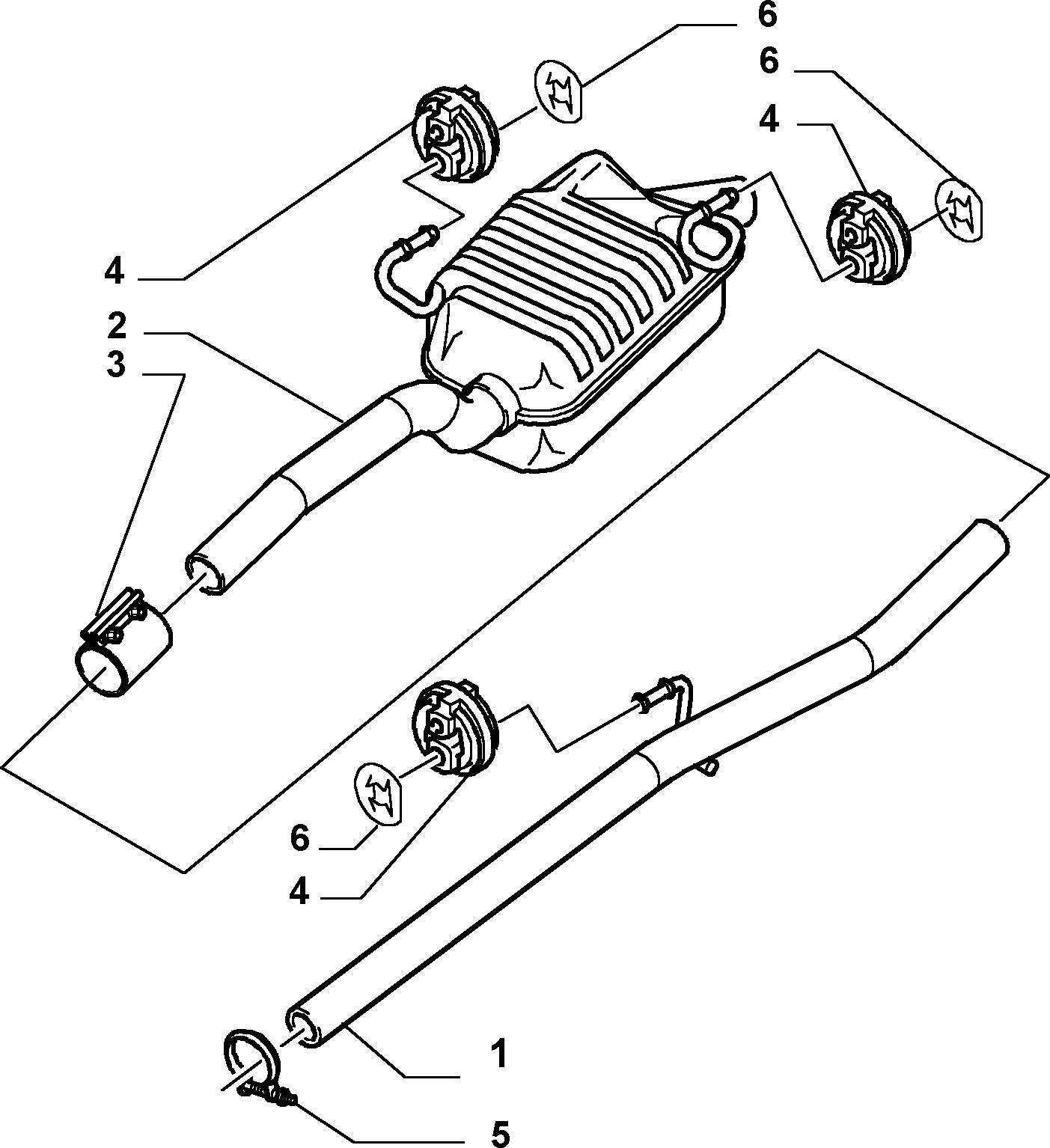 Alfa Romeo 9401713699 - Conector teava, sistem de esapament parts5.com