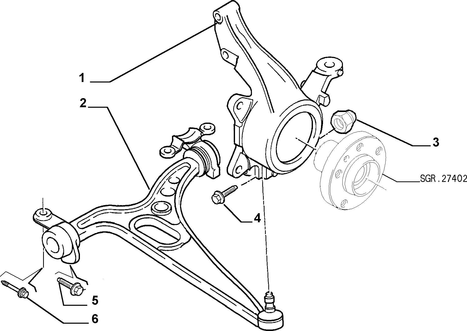 PEUGEOT 93501487 - Tukivarren hela parts5.com