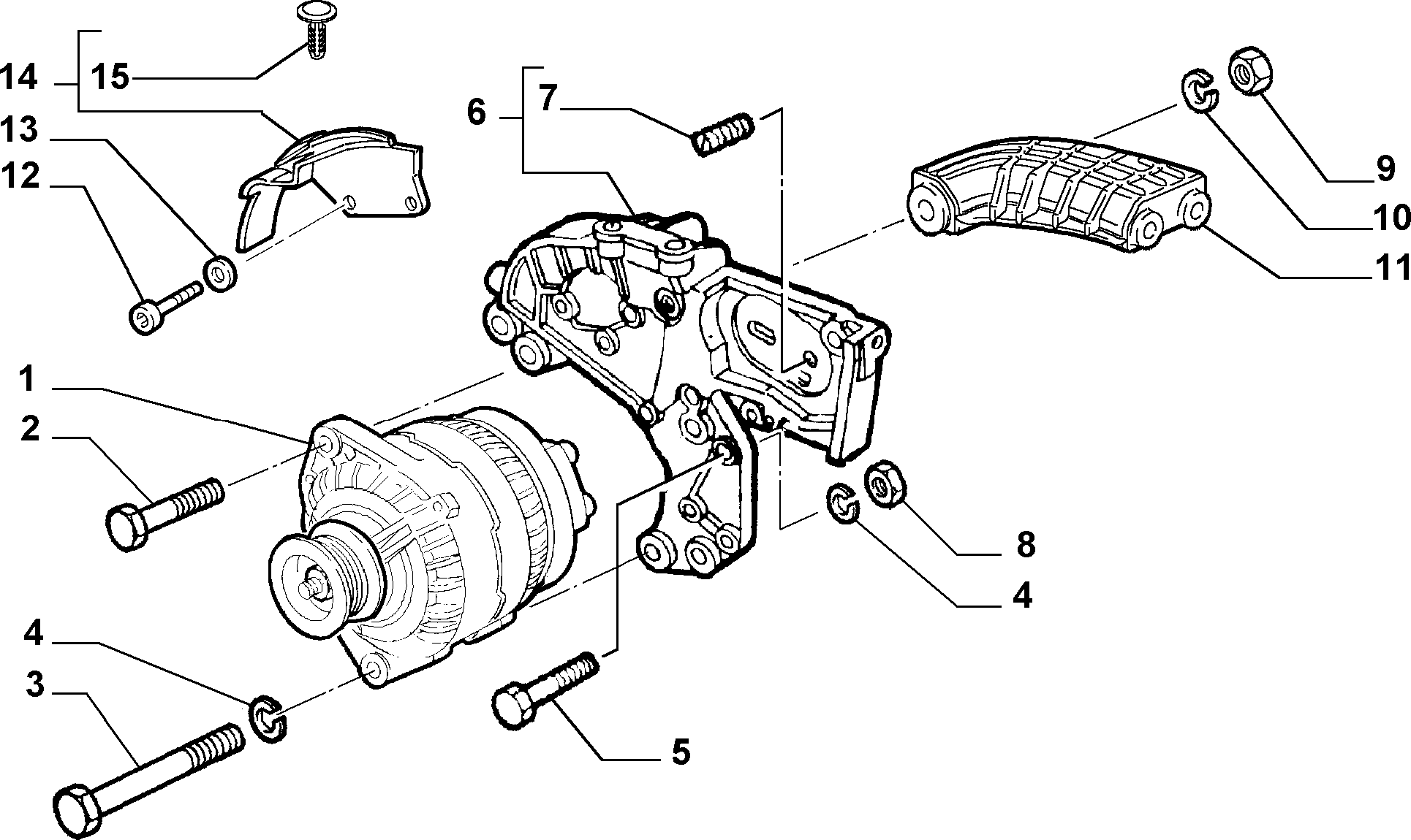 FIAT 46823540 - Alternator parts5.com