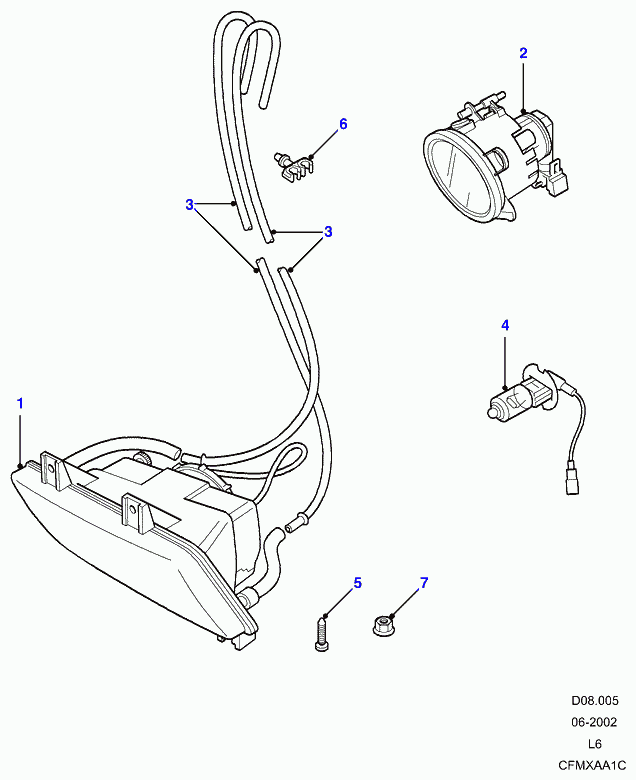 Land Rover XCD100030L - Ampoule, feu de recul parts5.com