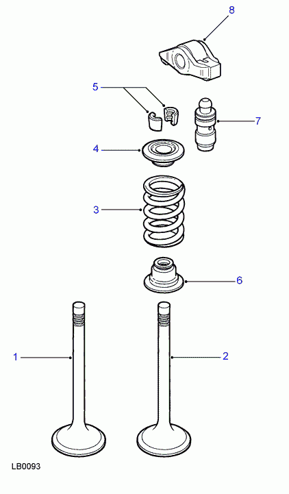 Land Rover ERR 7233 - Venttiilinnostin parts5.com