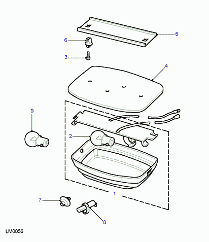 Land Rover STC1203 - Bulb, auxiliary stop light parts5.com