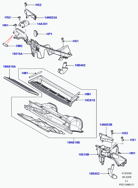 Rover LR032199 - Filtru, aer habitaclu parts5.com