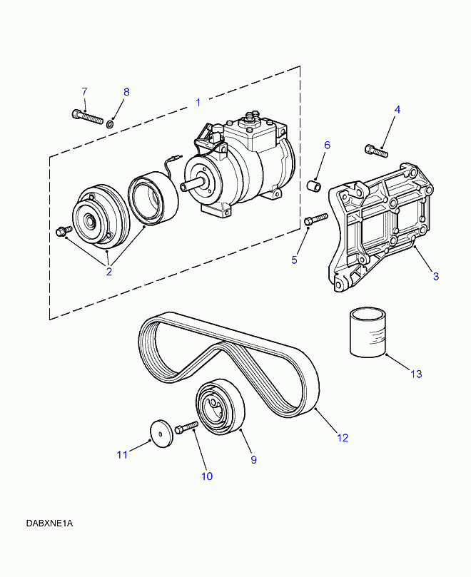 BMW ERR4375 - Compresor, climatizare parts5.com