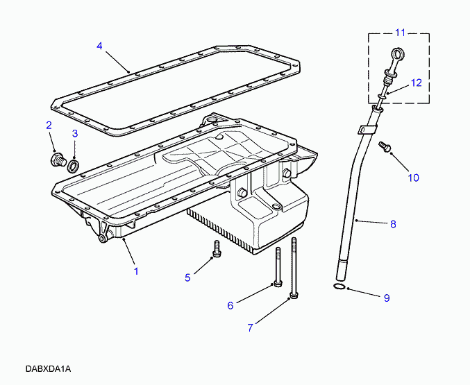 Land Rover STC2034 - Navojni čep, karter parts5.com