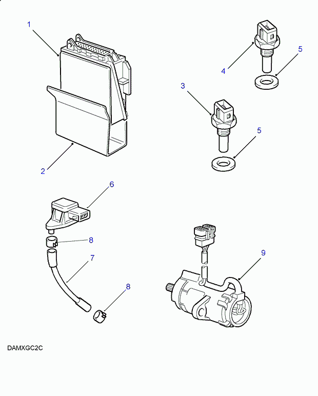 Rover STC2299 - Sensor, Kühlmitteltemperatur parts5.com