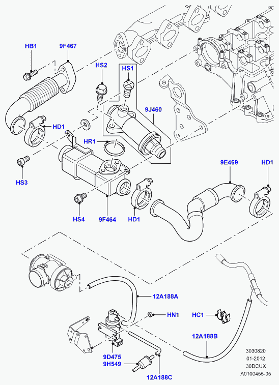 Land Rover PHB 000450 - Filtru combustibil parts5.com