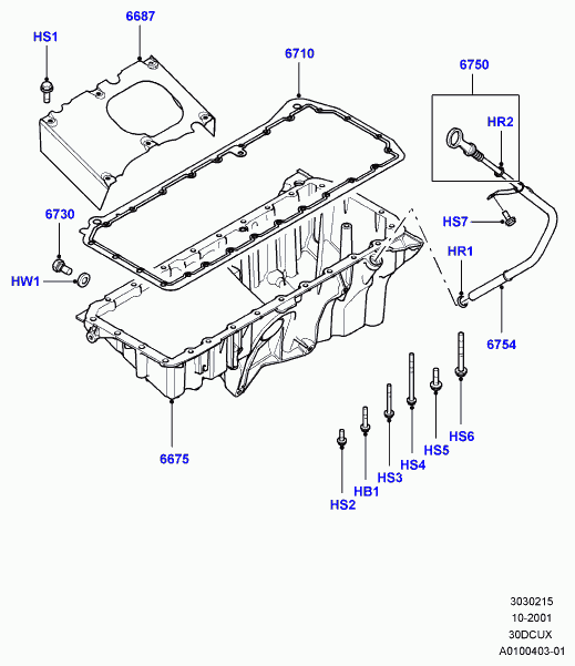 Land Rover VYX000040 - Tesnilni obroc, cep za izpust olja parts5.com