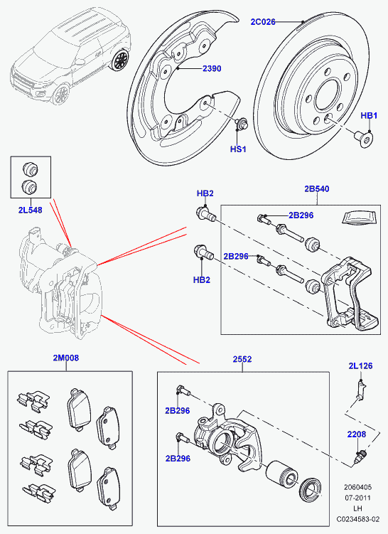 FORD LR027123 - Disc frana parts5.com