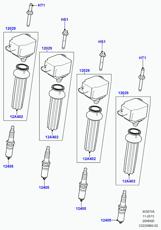 Land Rover LR025605 - Buji parts5.com