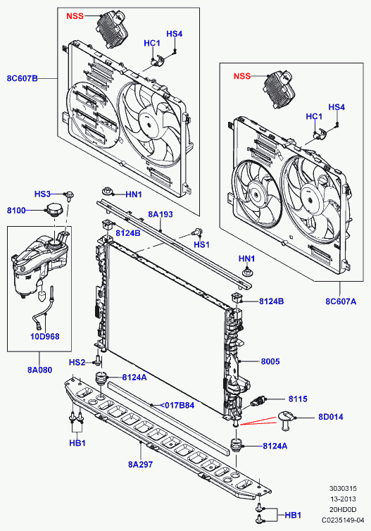 Land Rover LR 000930 - Érzékelő, hűtővízszint parts5.com