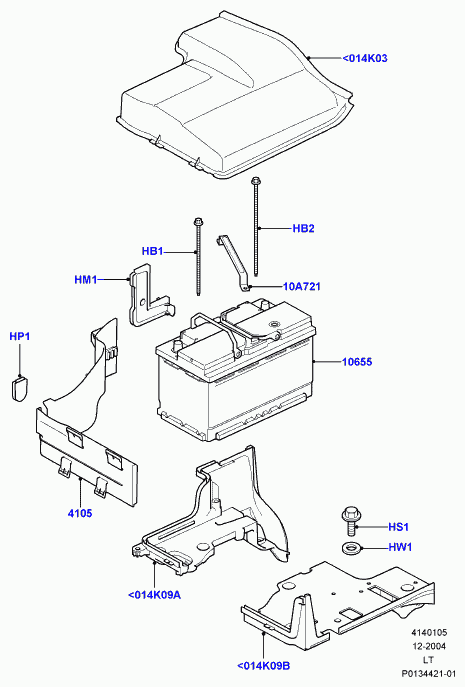 Land Rover YGD500190 - Batterie de démarrage parts5.com