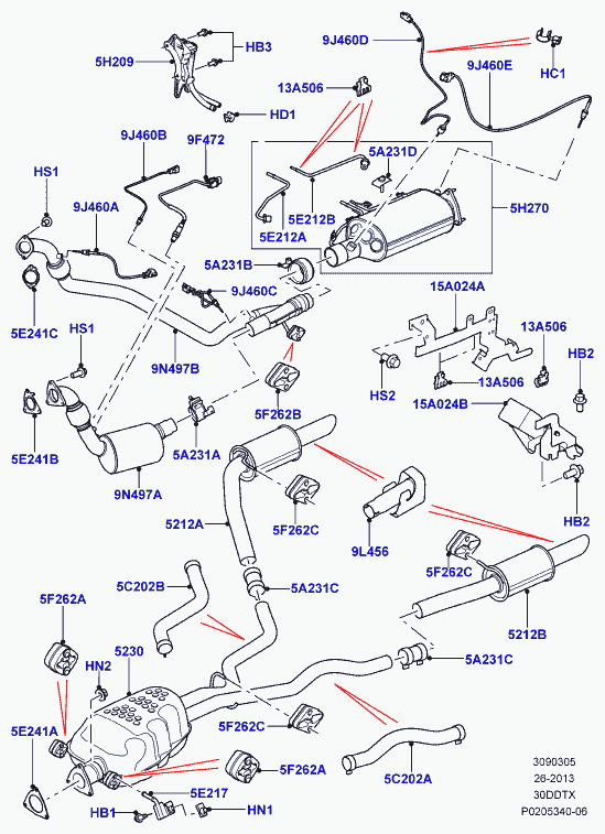 Rover LR 014227 - Lambda Sensor parts5.com