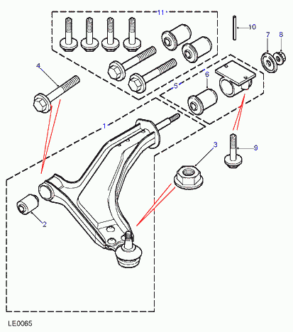 Rover RBJ102920 - Носач, окачване на колелата parts5.com