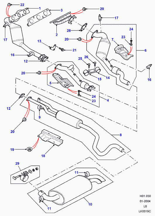 Rover MHK 100 940 - Lambda Sensor parts5.com