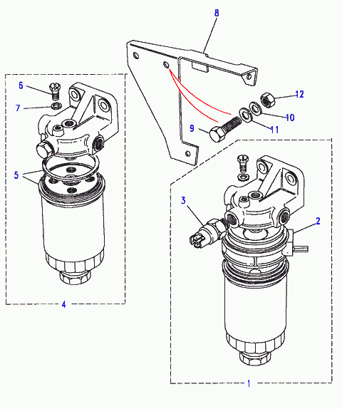 Leyland AEU2147L - Filtre à carburant parts5.com