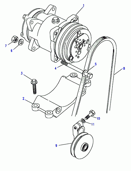 Land Rover ETC 9009 - V-Belt parts5.com