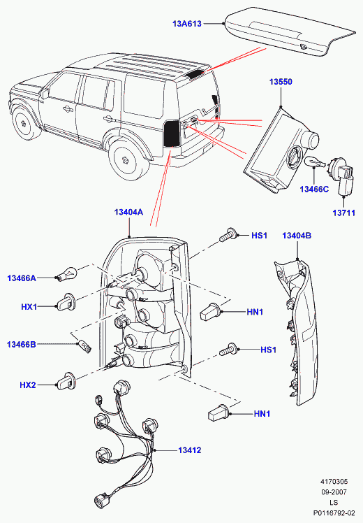 Land Rover XZQ000080 - Sijalica, migavac / poziciono-gabaritno svetlo parts5.com