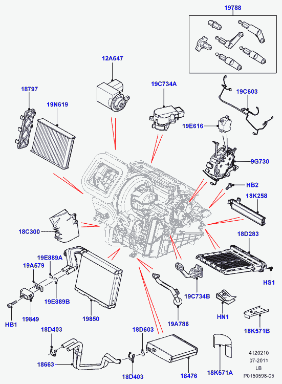 Rover LR000899 - Filter, Innenraumluft parts5.com