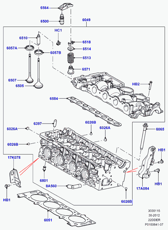 Land Rover LR0 04167 - Culbutor, tren supape parts5.com