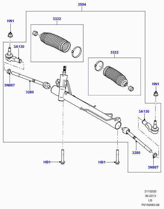 Land Rover LR016869 - Articulatie axiala, cap de bara parts5.com