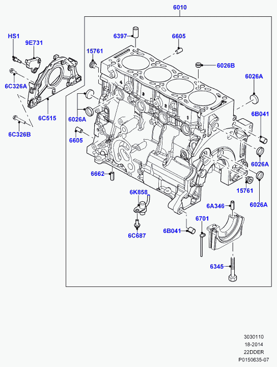 Land Rover LR000681 - Sensor, crankshaft pulse parts5.com