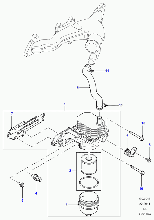 LANCER BOSS LR004459 - Filtru ulei parts5.com