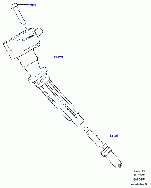 Land Rover LR032080 - Bujii parts5.com