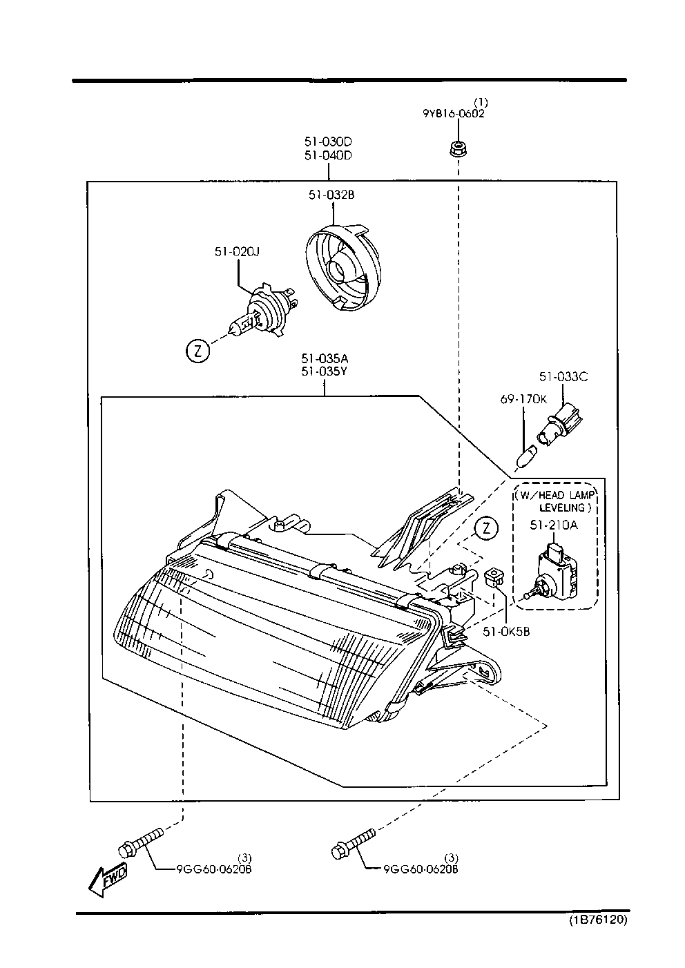 MAZDA 99703-2605 - Esituli parts5.com