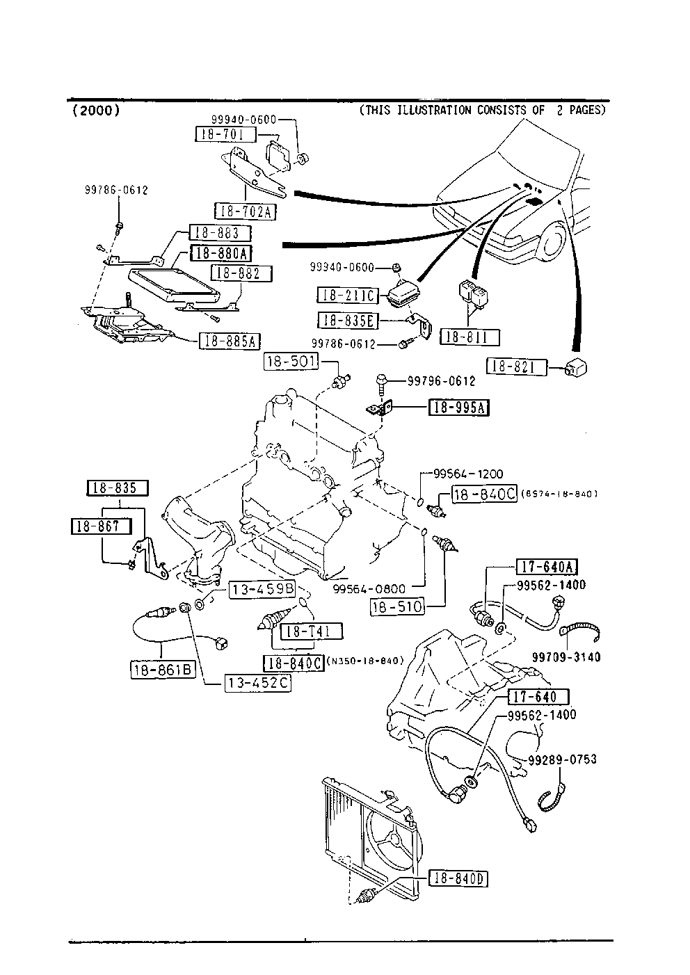 MAZDA B64N-18-861 - Lambda Sensor parts5.com