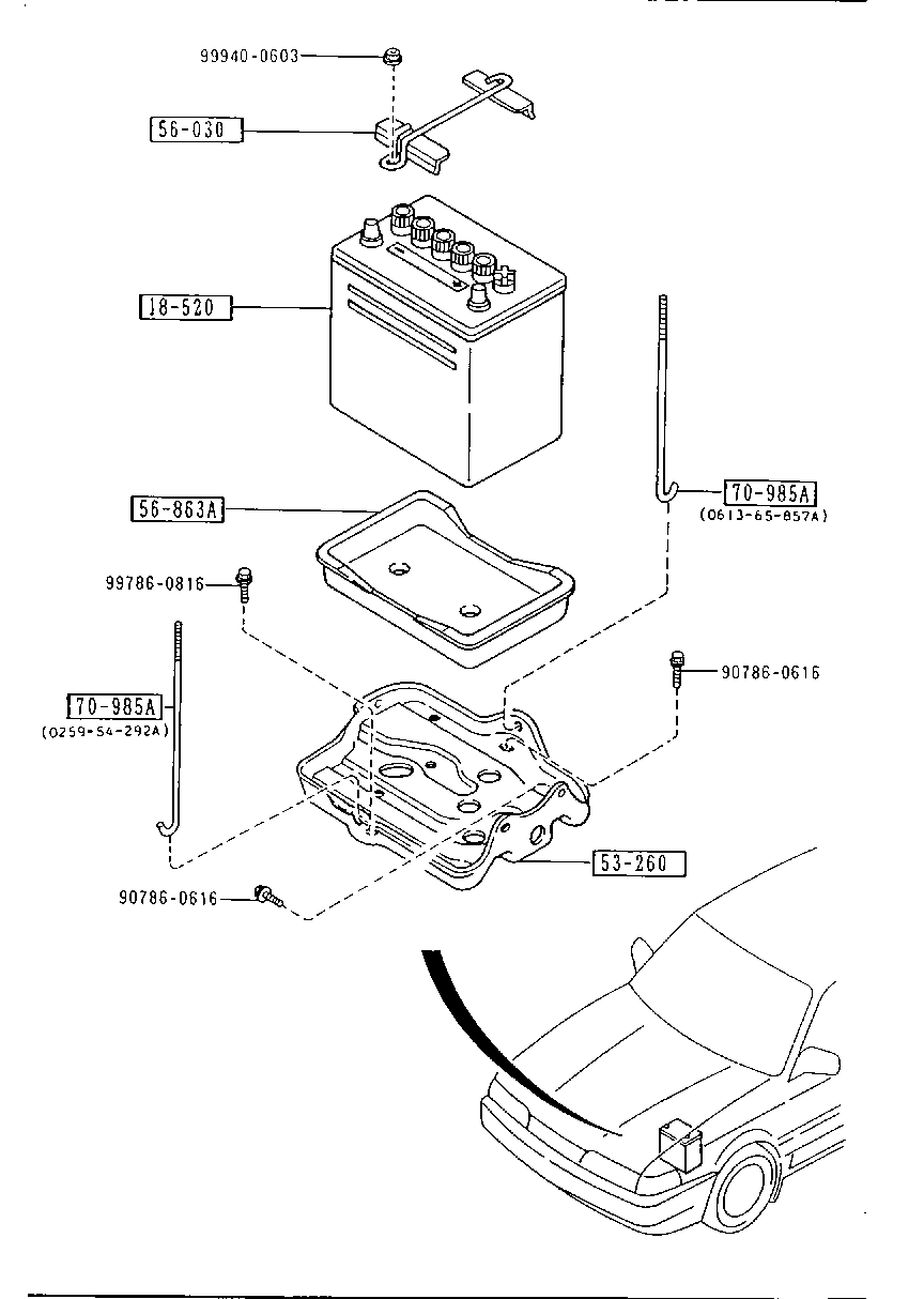 MAZDA BP21-18-520 - BATTERY parts5.com