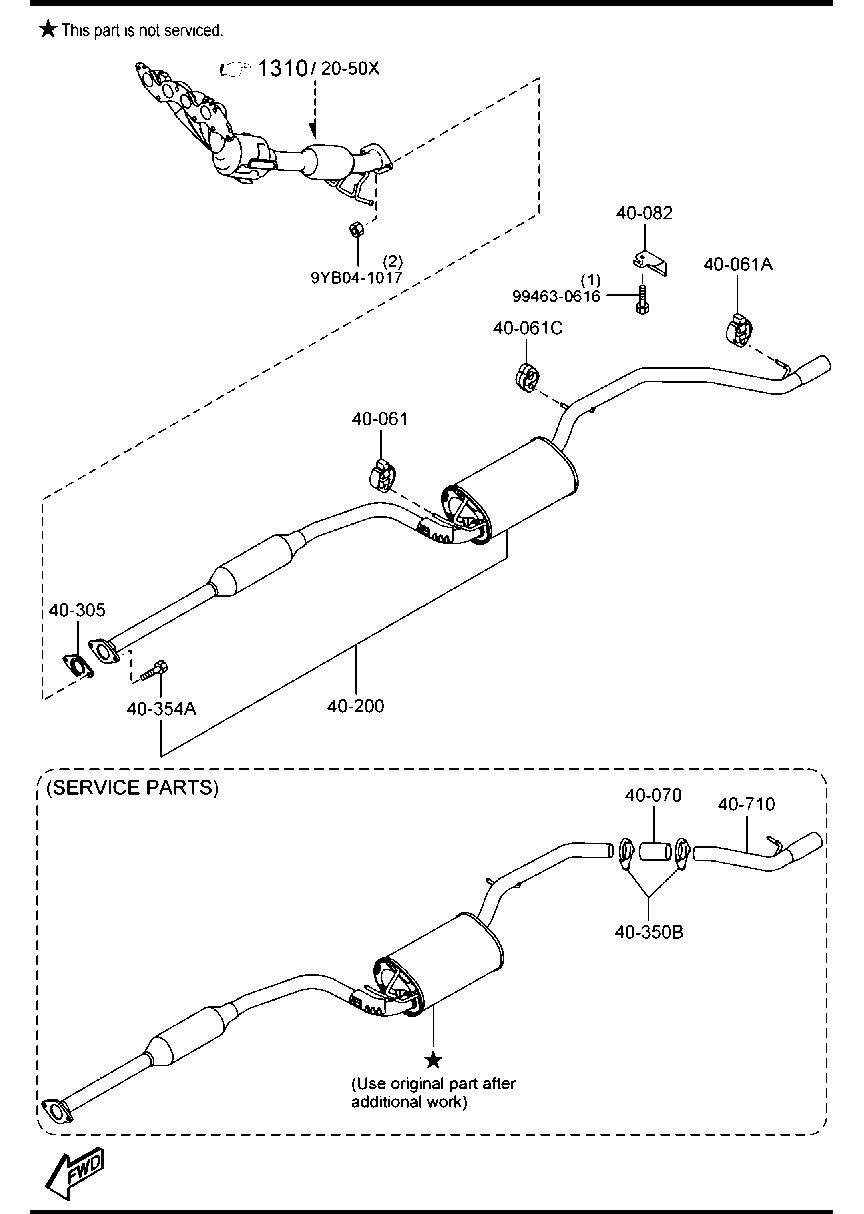 FORD Z601-40-061B - Държач, гърне parts5.com