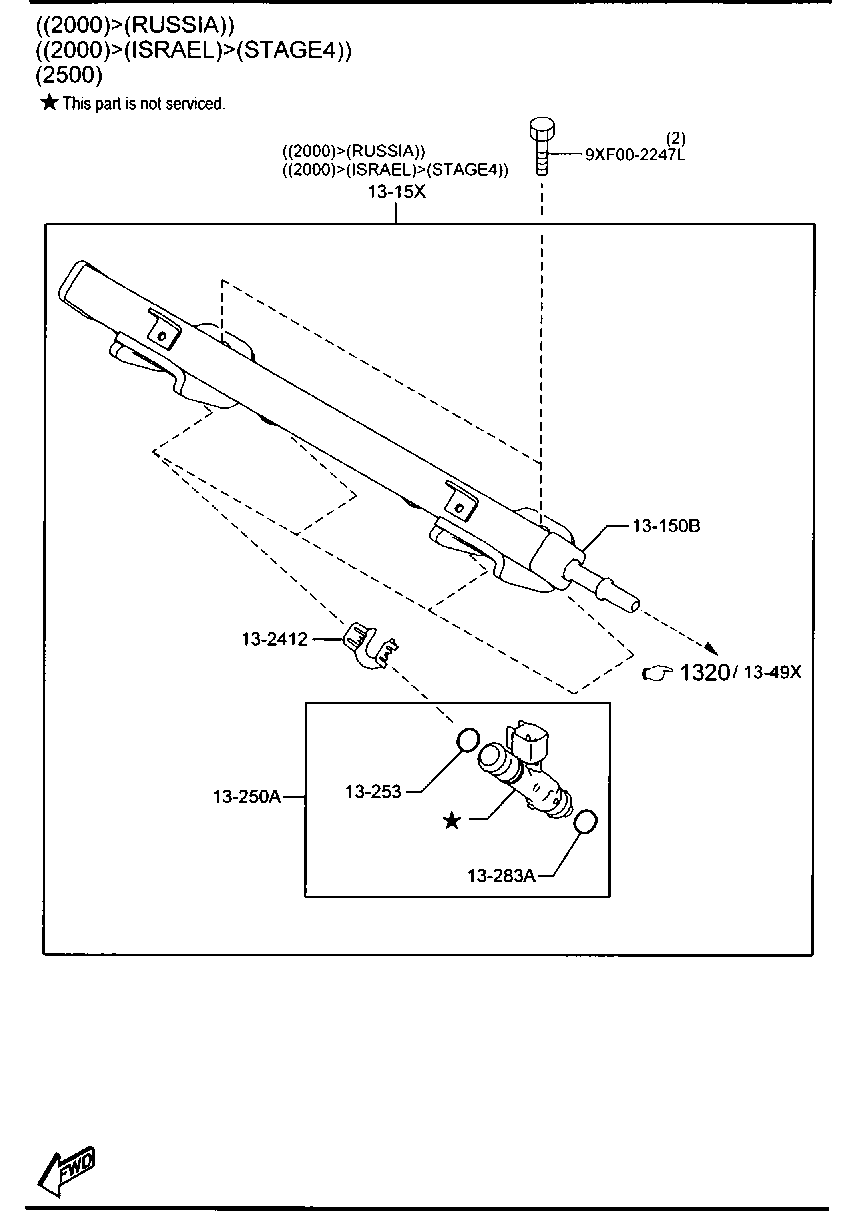 MAZDA L3Y2-13-253 - Уплътнение, термостат parts5.com