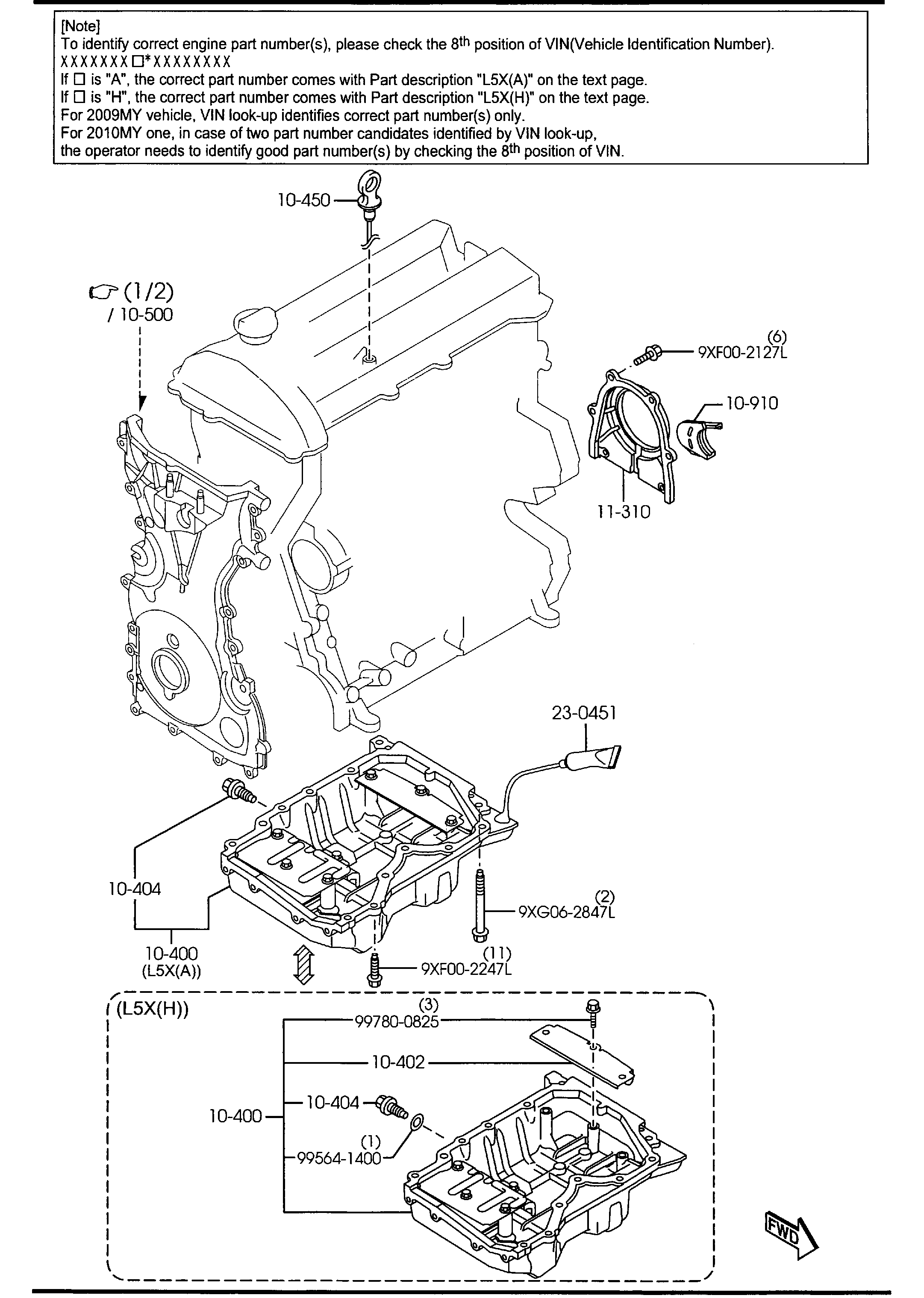 MAZDA LF01-10-602 - Shaft Seal, crankshaft parts5.com