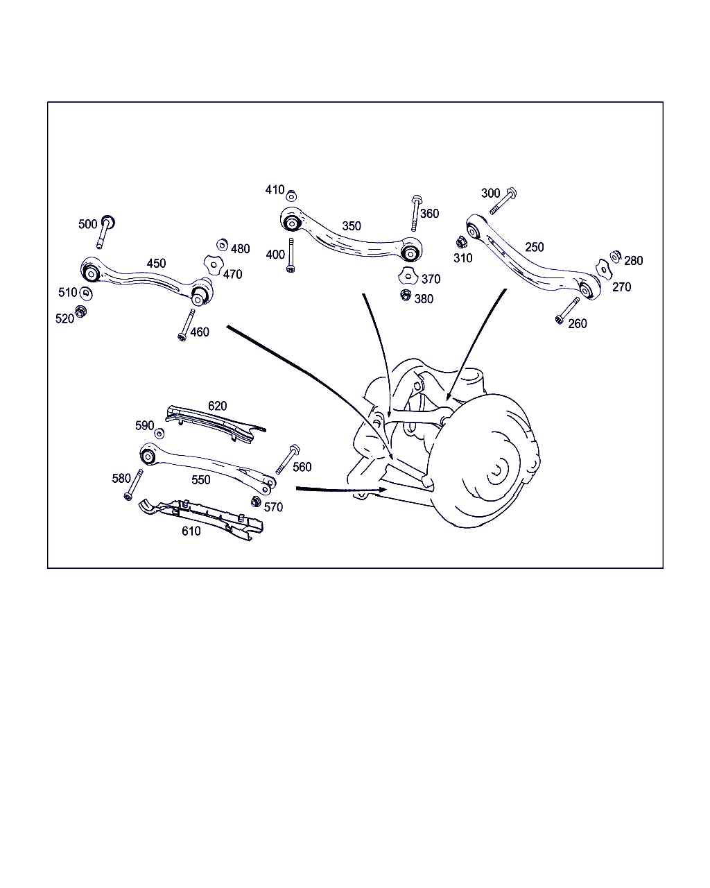 Mercedes-Benz A 001 990 78 52 - Reparatursatz, Lenker parts5.com