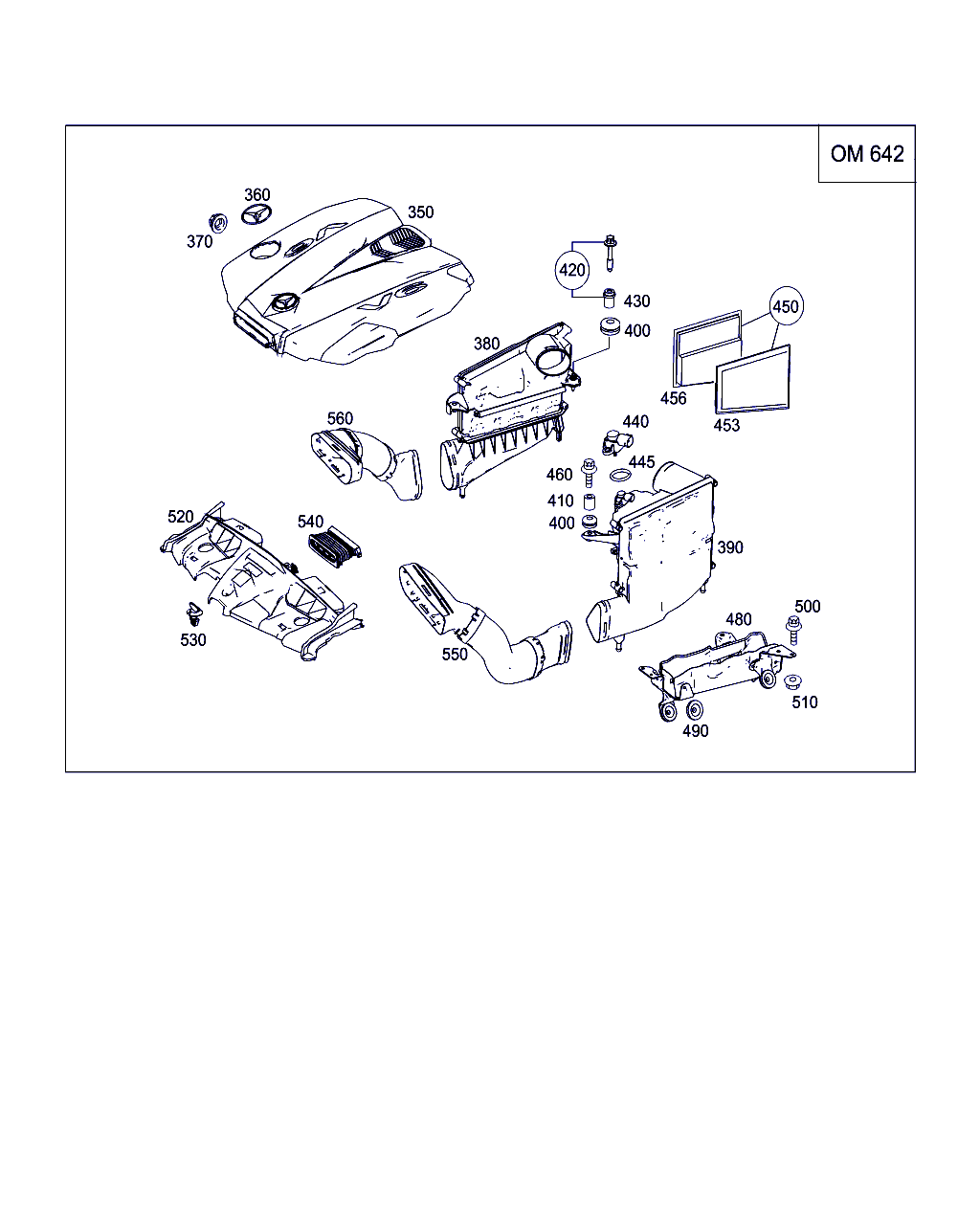 Mercedes-Benz A 642 094 18 04 - Filtr powietrza parts5.com