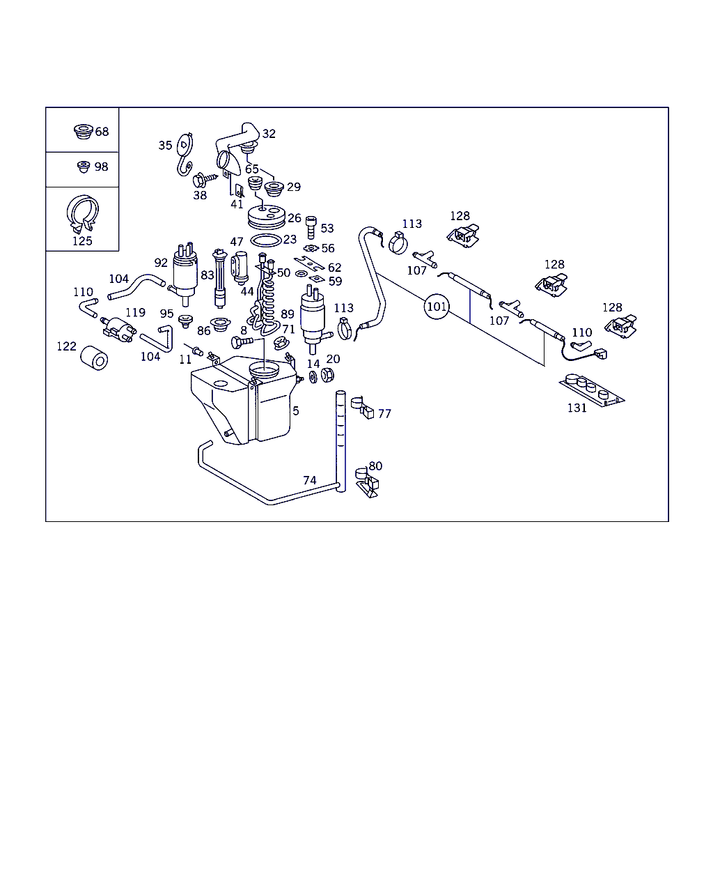 Mercedes-Benz A 124 869 03 21 - Pompa de apa,spalare parbriz parts5.com