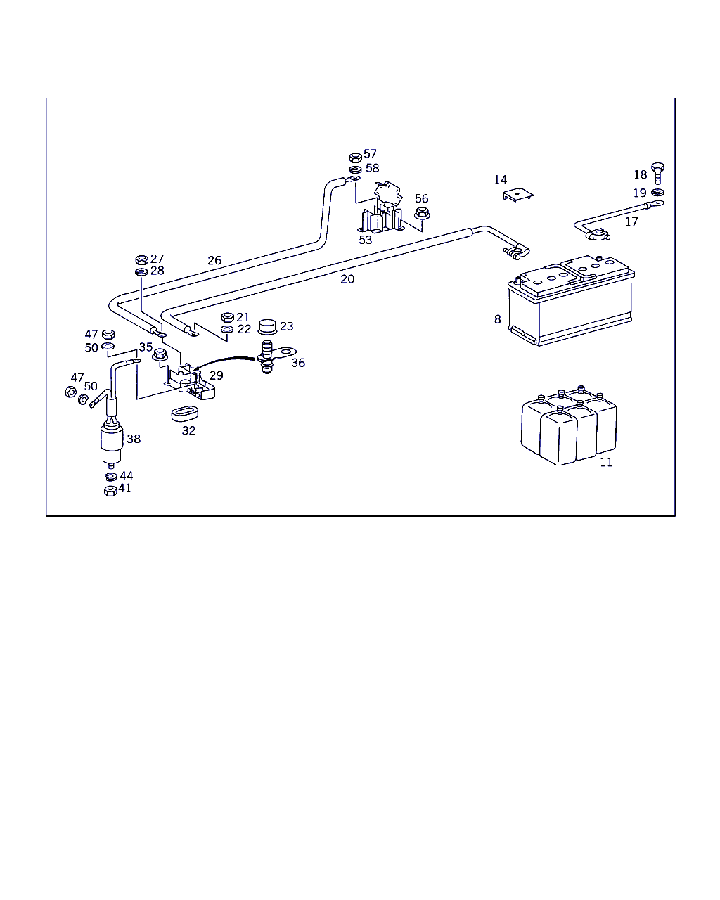 Mercedes-Benz A 140 540 01 01 - Indító akkumulátor parts5.com