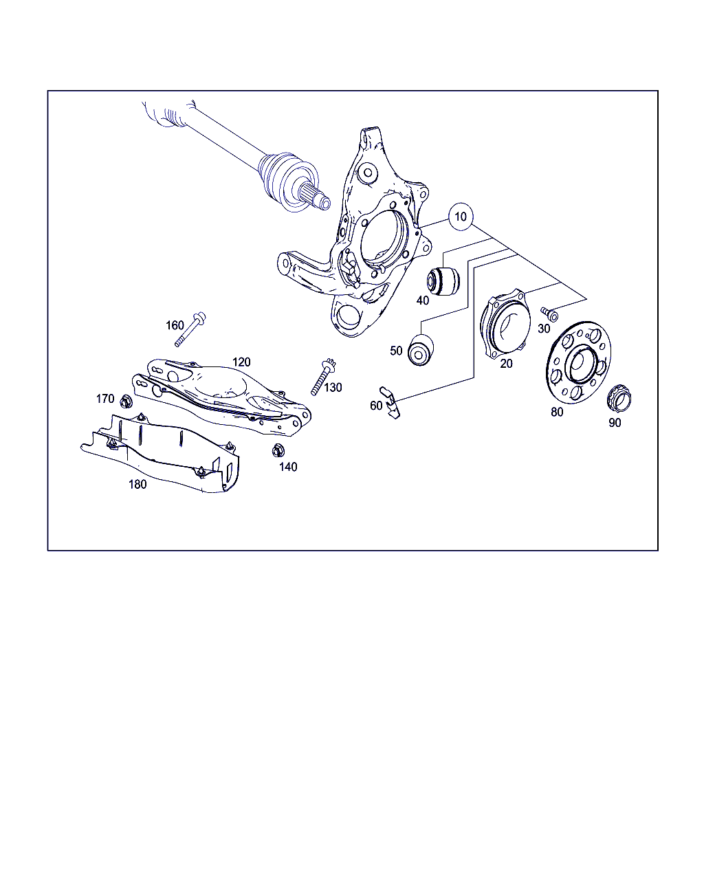 Mercedes-Benz A 212 350 21 08 - Articulatie directie, suspensie roata parts5.com