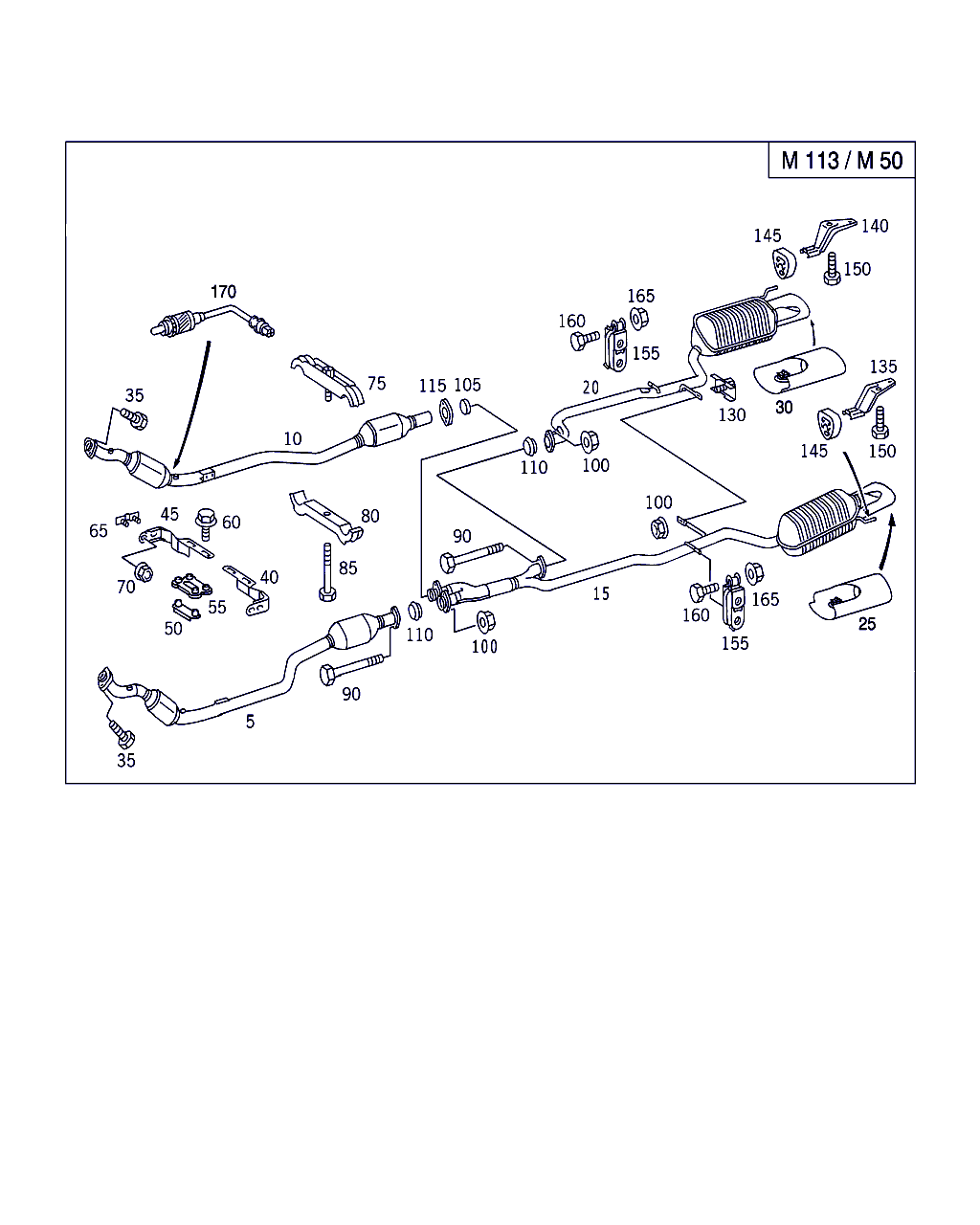 Mercedes-Benz A 129 990 04 58 - Nut, exhaust manifold parts5.com