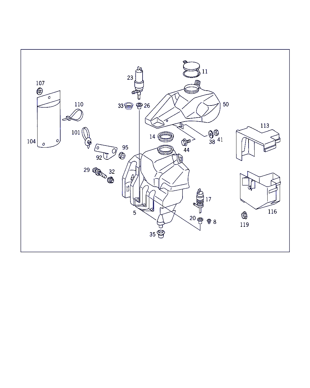 Mercedes-Benz A 000 860 33 26 - Αντλία νερού πλύσης, καθαρ. τζαμιών parts5.com