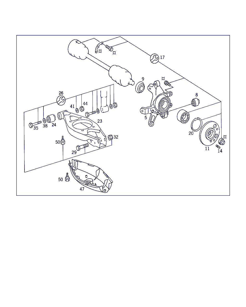 Mercedes-Benz A 202 352 01 65 - Сайлентблок, рычаг подвески колеса parts5.com