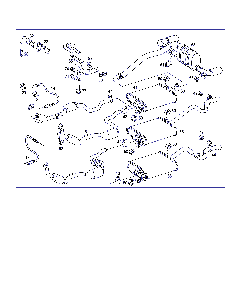 Mercedes-Benz A 001 540 28 17 - Lambdatunnistin parts5.com