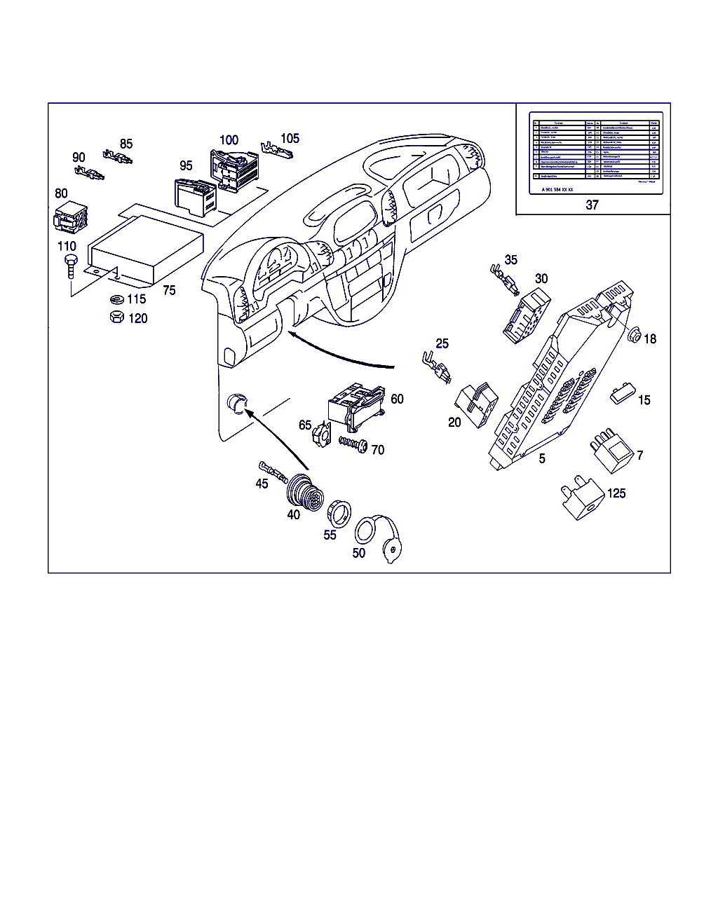 Mercedes-Benz A 001 542 29 23 - Relé tlmeného svetla parts5.com