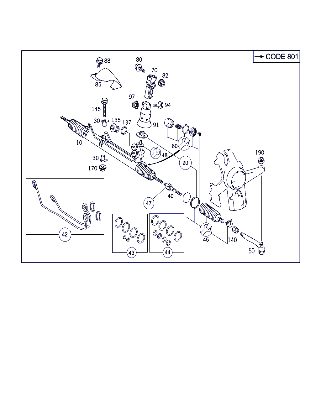 Mercedes-Benz A 140 990 09 58 - Sytytystulppa parts5.com